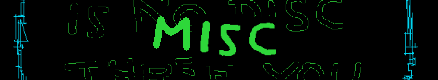 Miscellaneous